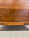 Early 20th Century Neoclassical Style Inlaid Mahogany Tall Chest with Brass Pulls