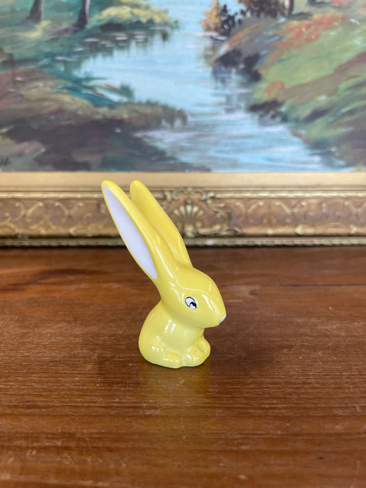 Vintage Mid-Century Yellow Porcelain Bunny Figurine by Villeroy & Boch, Germany