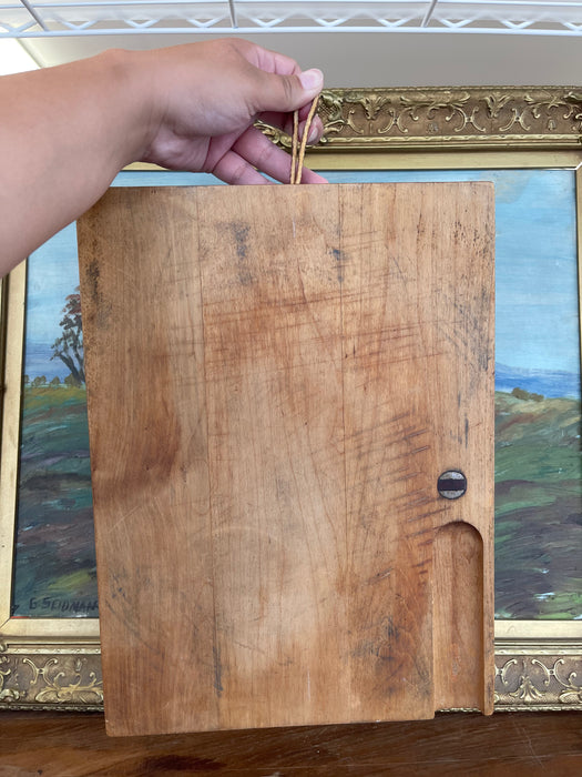 Vintage Vermont Maple Butcher Block Cutting Board by Mountain Hardwood Adams Co., Dorset