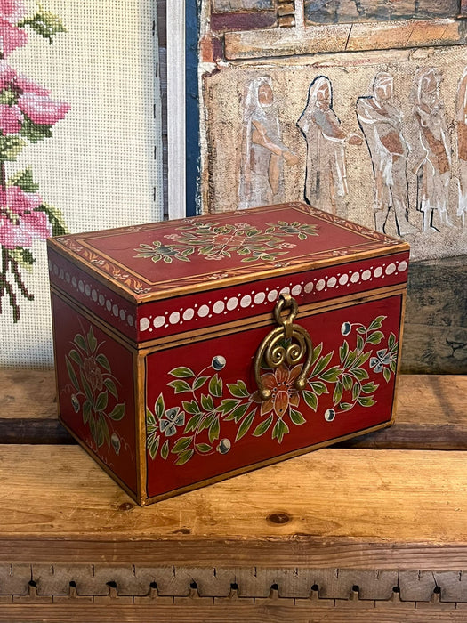 Hand Painted storage Jewelry Box - Made in India (online purchase only)