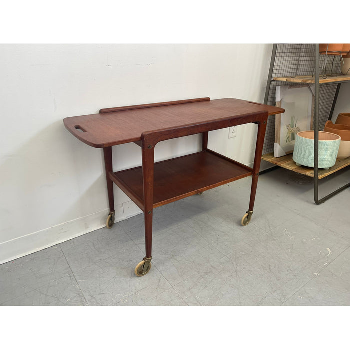 Vintage Mid Century Danish Modern Bar Cart Yngve Ekstrom Style.