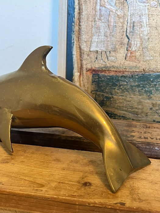 Vintage Brass mid century modern modern Dolphin Figurines ( online purchase only)