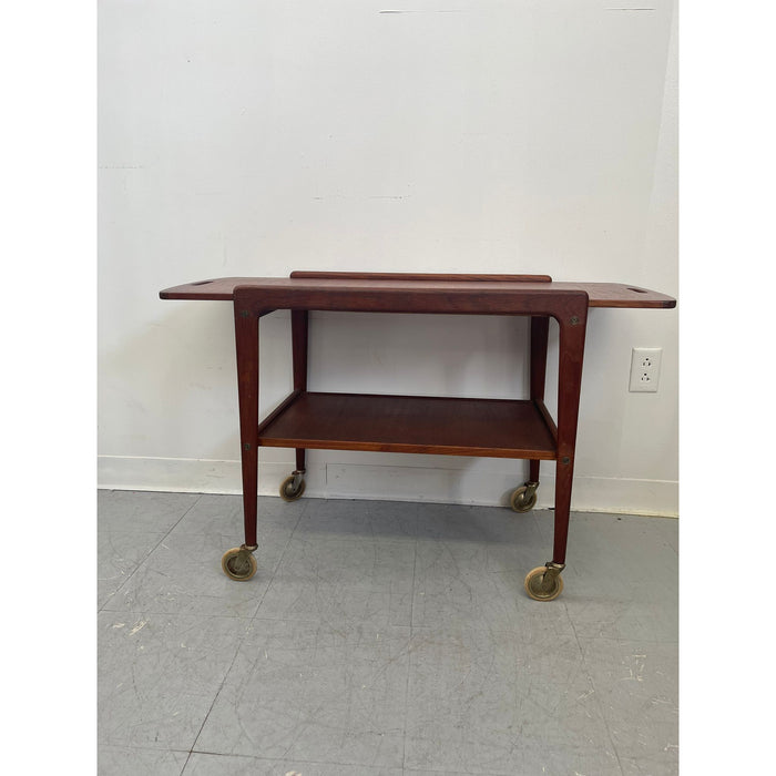 Vintage Mid Century Danish Modern Bar Cart Yngve Ekstrom Style.