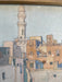 Framed 1922 Watercolor Cityscape of Cairo by O. Sandez - Orientalist Architectural Painting
