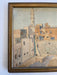 Framed 1922 Watercolor Cityscape of Cairo by O. Sandez - Orientalist Architectural Painting