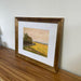Framed Giclee Feild Landscape Fine Art Print by Helen Drummond.