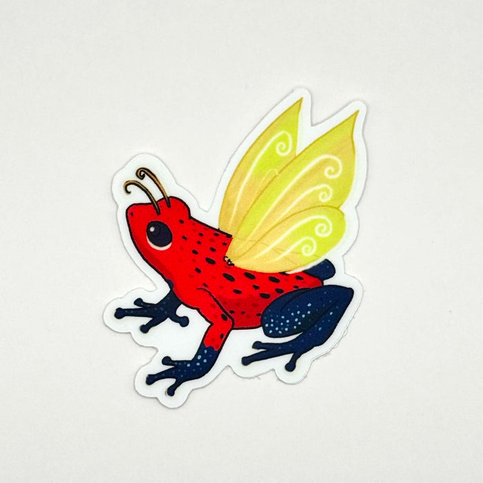 Fairy frog sticker