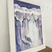 “Glacier” Matted watercolor painting by Marion Adams