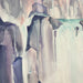 “Glacier” Matted watercolor painting by Marion Adams