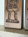 Hand Carved wooden Folk Art traditional Cookie Board. Set of 2