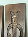 Hand Carved wooden Folk Art traditional Cookie Board. Set of 2