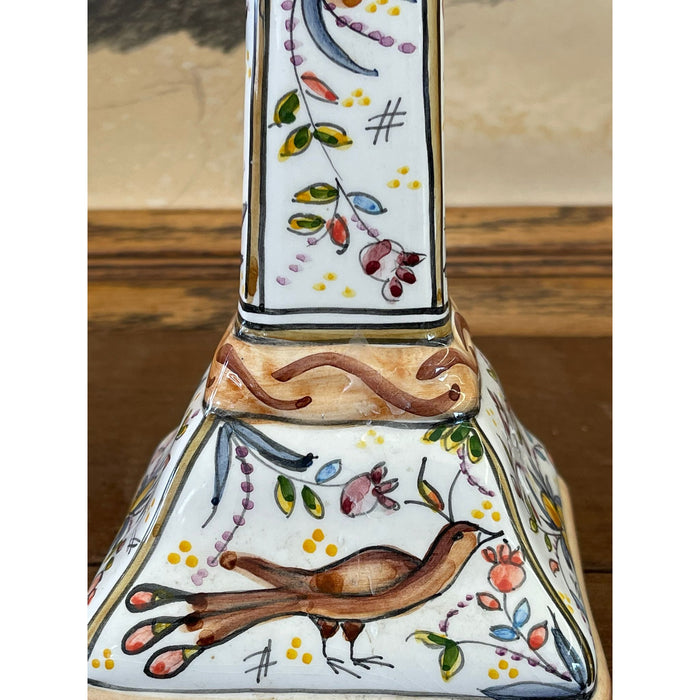 Hand Painted Portuguese Candle Holder