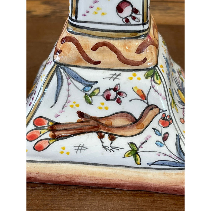 Hand Painted Portuguese Candle Holder