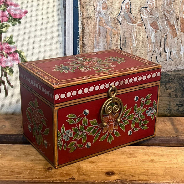 Hand Painted storage Jewelry Box - Made in India (online purchase only)