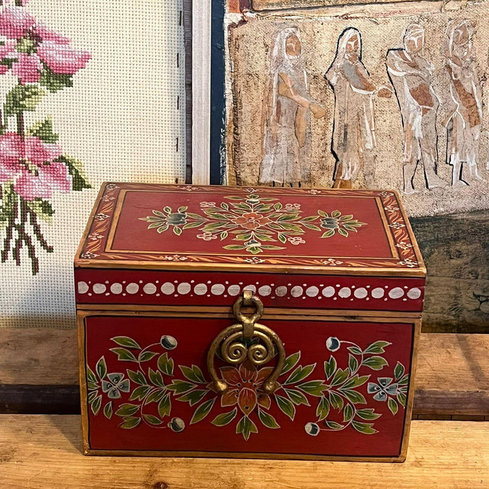Hand Painted storage Jewelry Box - Made in India (online purchase only)