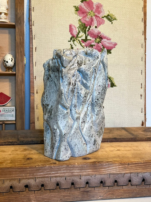 Hand carved Primitive Abstract Sculpture.