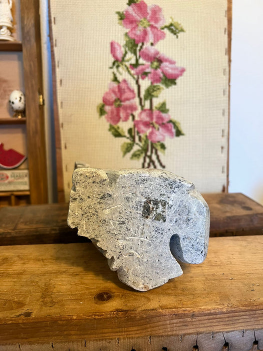 Hand carved Primitive Abstract Sculpture.