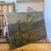 Hand painted and signed Landscape painting, possibly Antique.￼(Available by Online Purchase Only)