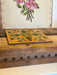 Handmade Mid century Modern Tile made of thick paper like material