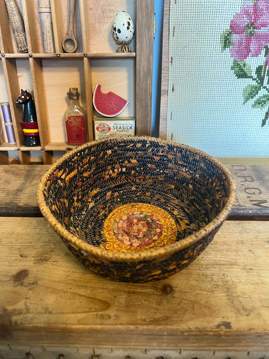 Handmade stitched Fabric Basket