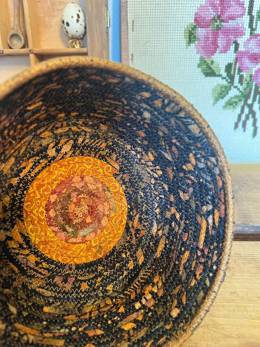 Handmade stitched Fabric Basket