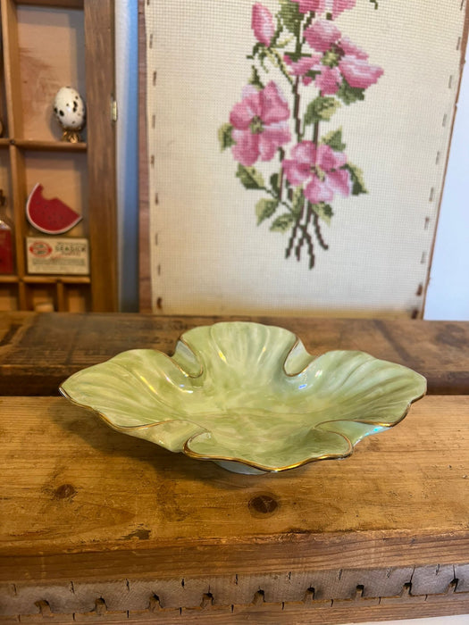 Helen Rose ‘75 Mid Century Modern Style with gold colored accents.