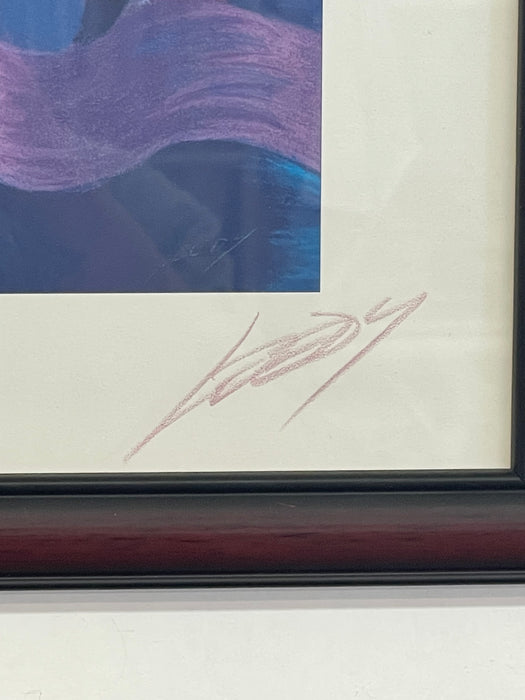 Signed Jeff Leedy "Dogus Interruptus" Framed Print with Artist Biography