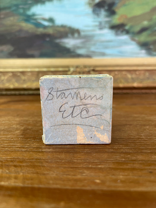 Antique 1907 Apothecary Box from W.M. Divan, Druggist - Springfield, Missouri.