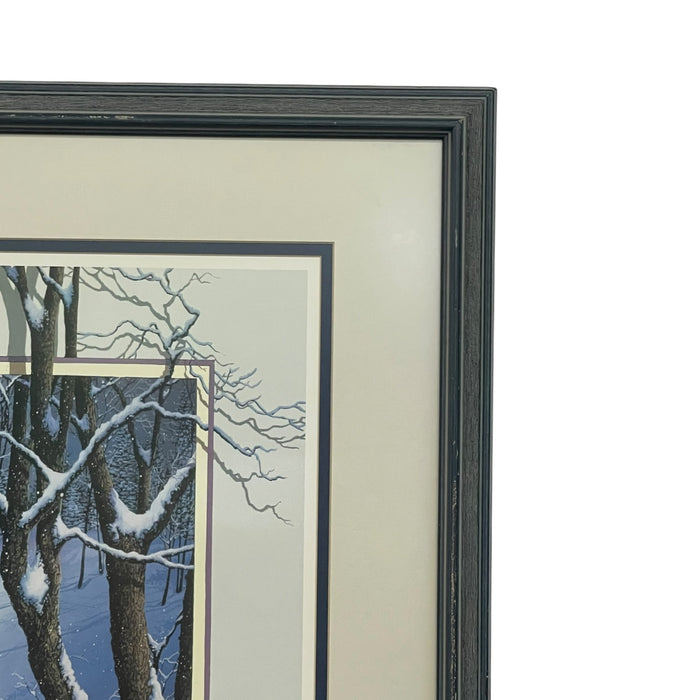 Lawrence R. McKee "Wolf Lone Watcher" Signed Limited Edition Wolf Print, 1995