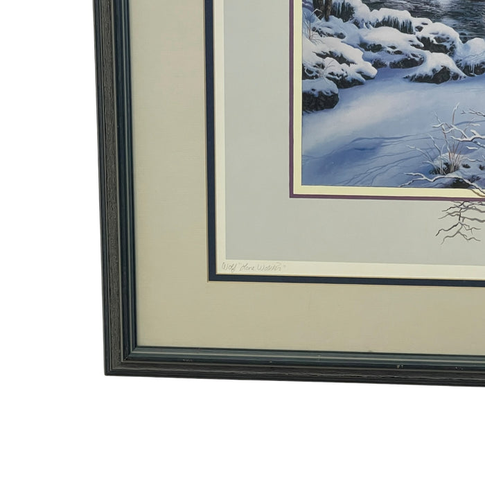 Lawrence R. McKee "Wolf Lone Watcher" Signed Limited Edition Wolf Print, 1995