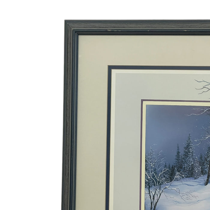 Lawrence R. McKee "Wolf Lone Watcher" Signed Limited Edition Wolf Print, 1995