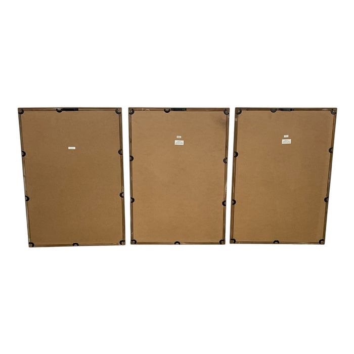 Set of 3 Framed Geometric Abstract Art Prints