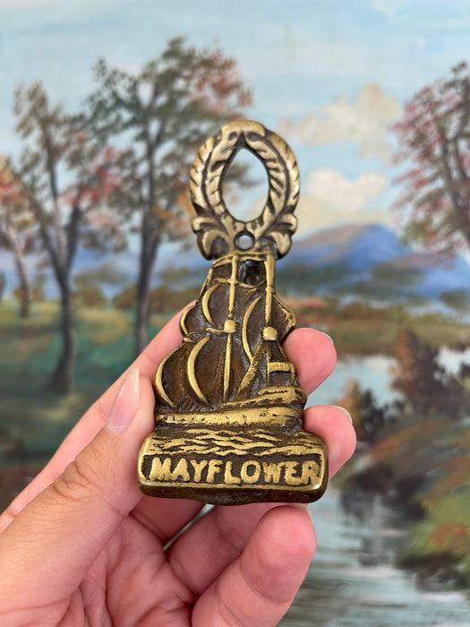 Mayflower Ship Door Knocker Nautical Colonial Revival.