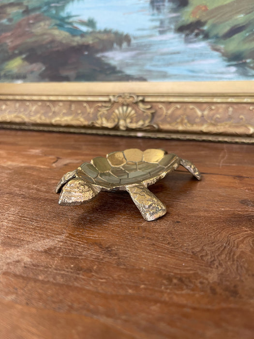 Vintage Turtle Trinket Dish or Ashtray