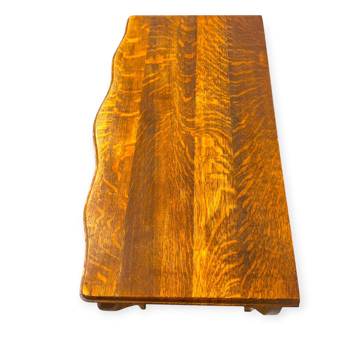 Antique Tiger Oak Writing Desk with Cabriole Legs – John Stengel & Co. (Available by online purchase only)