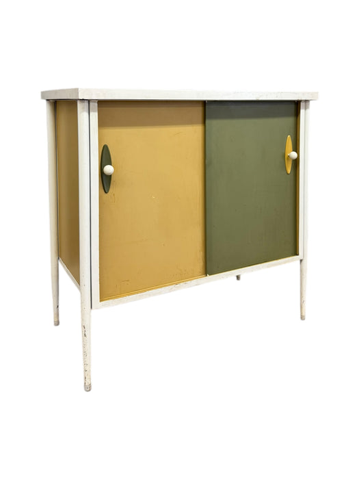 Vintage Mid Century Modern Record Cabinet or Credenza in style of George Nelson
