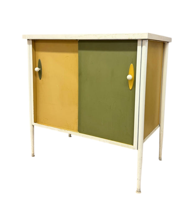 Vintage Mid Century Modern Record Cabinet or Credenza in style of George Nelson