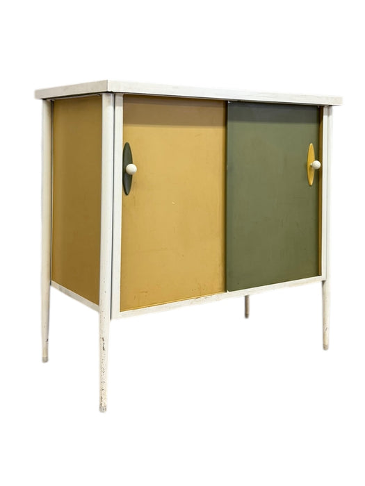 Vintage Mid Century Modern Record Cabinet or Credenza in style of George Nelson