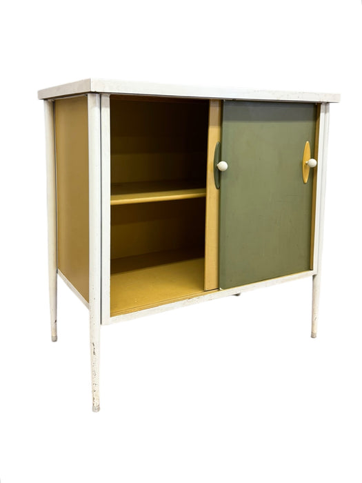 Vintage Mid Century Modern Record Cabinet or Credenza in style of George Nelson