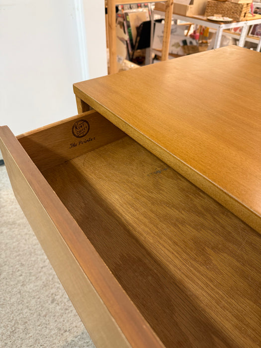 Vintage Mid Century Modern 6-Drawer Dresser Dovetailed Drawers by Kent Coffey