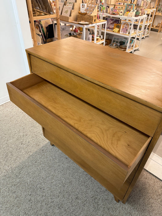 Vintage Mid Century Modern 6-Drawer Dresser Dovetailed Drawers by Kent Coffey