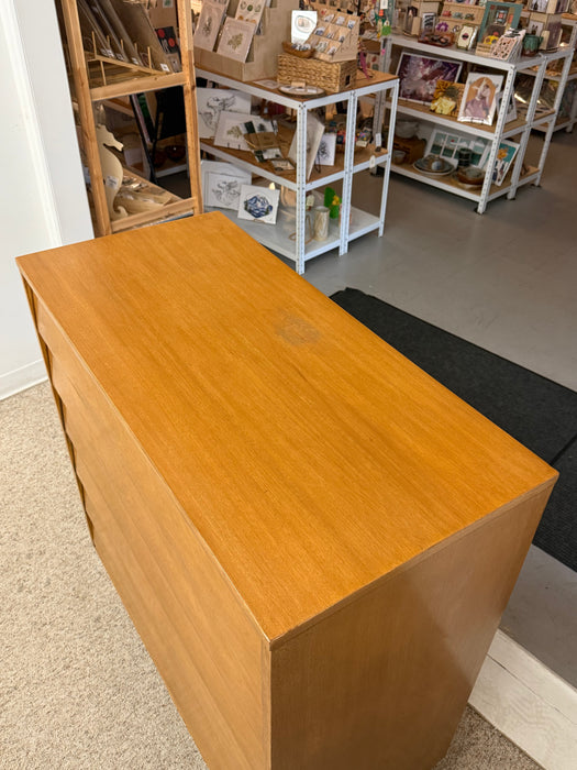 Vintage Mid Century Modern 6-Drawer Dresser Dovetailed Drawers by Kent Coffey