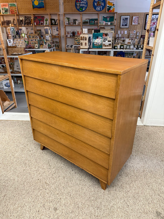 Vintage Mid Century Modern 6-Drawer Dresser Dovetailed Drawers by Kent Coffey