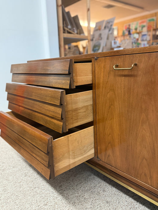 Mid-Century Modern Possibly Walnut Credenza by American of Martinsville, 1960s Style
