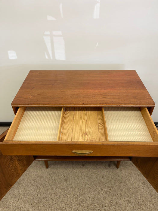 Vintage Mid-Century Modern Record Cabinet or Compact Credenza by Drexel Parallel, 1960s USA