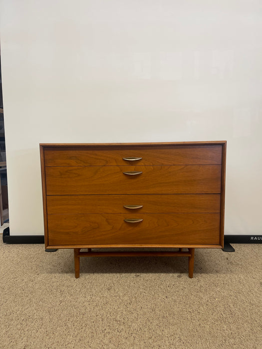 Vintage Mid Century Modern Solid Wood Dresser by Drexel Parallel, 1960s