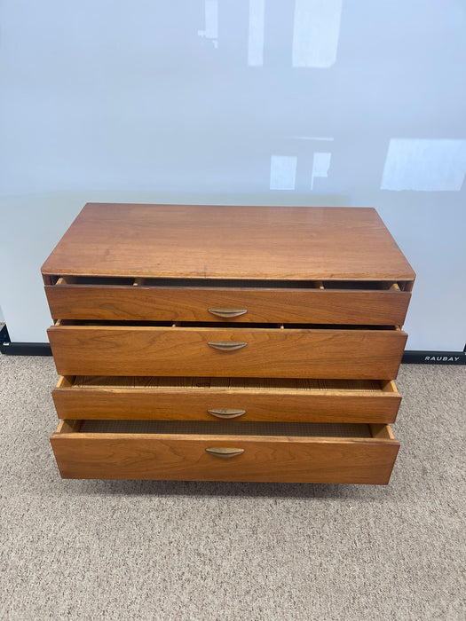 Vintage Mid Century Modern Solid Wood Dresser by Drexel Parallel, 1960s