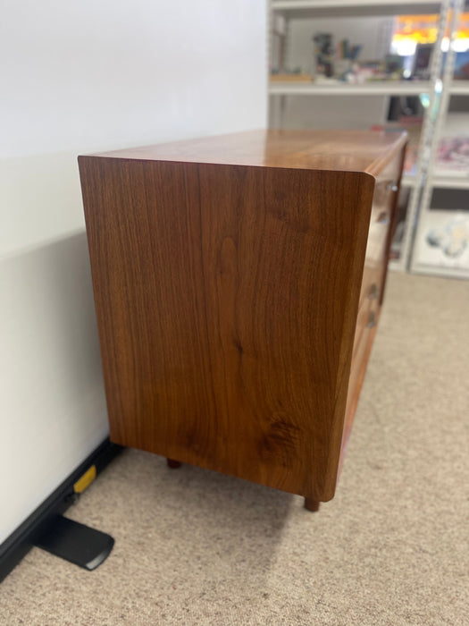 Vintage Mid Century Modern Solid Wood Dresser by Drexel Parallel, 1960s