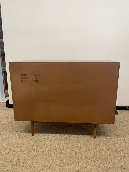 Vintage Mid Century Modern Solid Wood Dresser by Drexel Parallel, 1960s