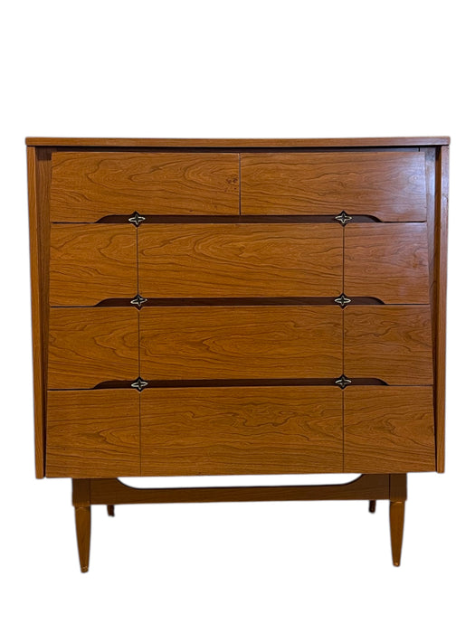 Mid-Century Modern Tallboy Dresser by Kroehler Custom Crafter, 1960s